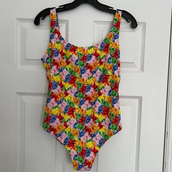 MOSCHINO Gummy Bear One-Piece Swimsuit IT 3 / US Medium 36 NWT - Picture 12 of 13